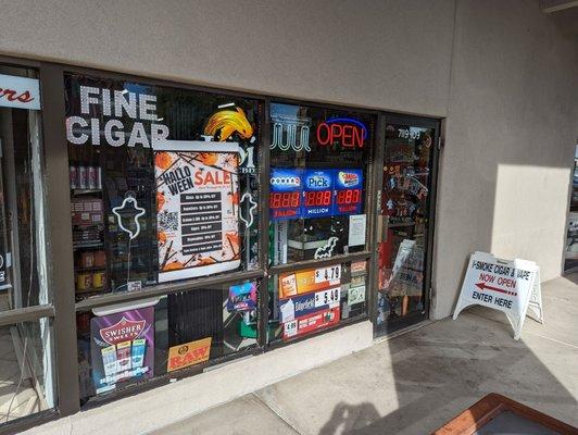 Front facade of store