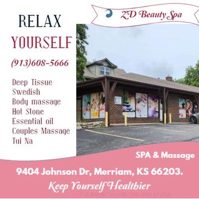 ZD Beauty Spa
9404 Johnson Dr, Merriam, KS 66203