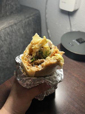 Supreme asada burrito