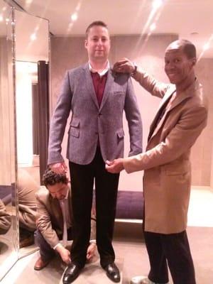 I give all my clients the VIP treatment! Here with my client in the BARNEYS NY PENTHOUSE