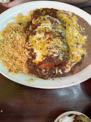 Beef 1 Piece Chimichanga Lunch