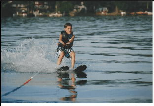 Water skiing on Lake Hopatcong.