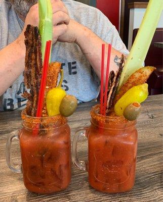 Candied bacon Bloody Mary