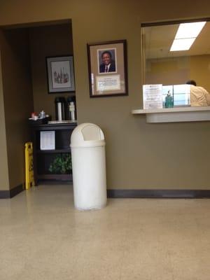 Dr. Harold Nevels was on duty, his pic on the wall