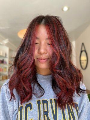 Balayage with Bethany A