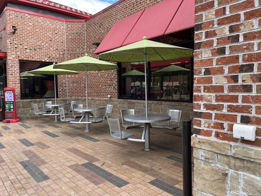 Outdoor seating