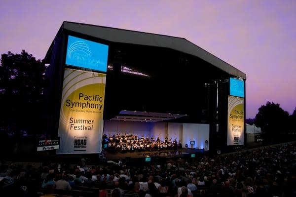 Pacific Symphony's Summer Festival takes place at Verizon Wireless Amphitheater in Irvine, Calif.