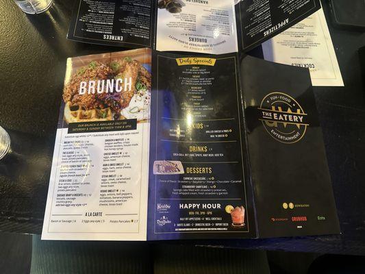 Be prepared to zoom in ‍ backside of menu