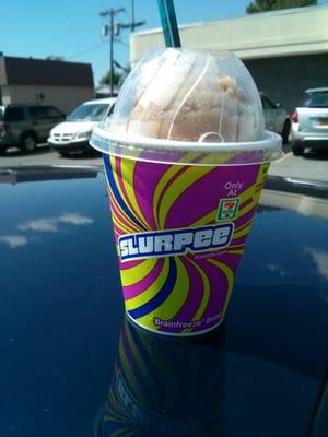 Free Dr. Pepper slurpee tastes awesome!