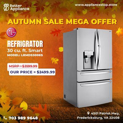 Used Refrigerator Sale Appliance Store, Autumn Sale Offer.
Used Appliance Store