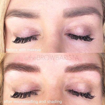 microblading + machine shading