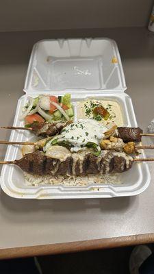 5 Boroughs Mixed Kabob Platter