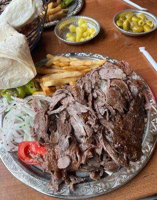 Dedem Beef and Lamb Doner Plate