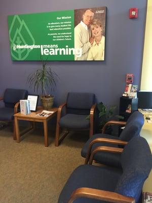 The waiting room used by Huntington parents!