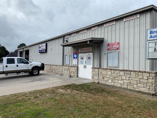 Brookshire. Building updates to automotive repair shop