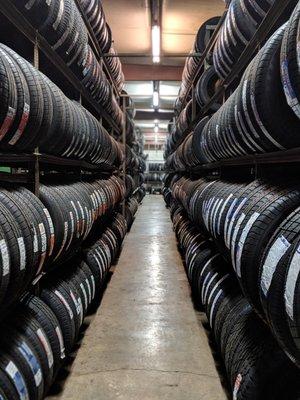 We offer a large selection of in-stock tires!