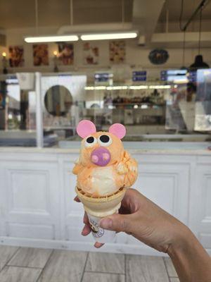 Animal ice cream cone!