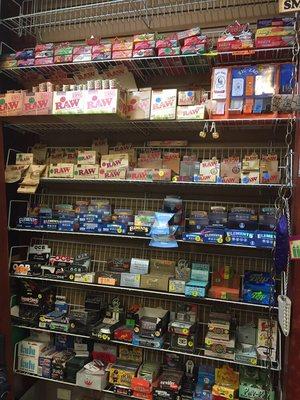 Our infamous rolling paper selection