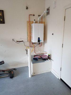 Navien 240A Tankless Water Heater Installation