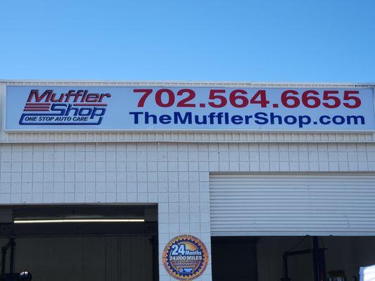 Trustworthy auto repair shop.  The Muffler Shop.