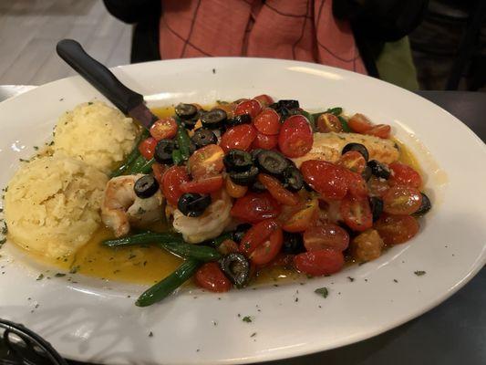 Branzino & Shrimp Special