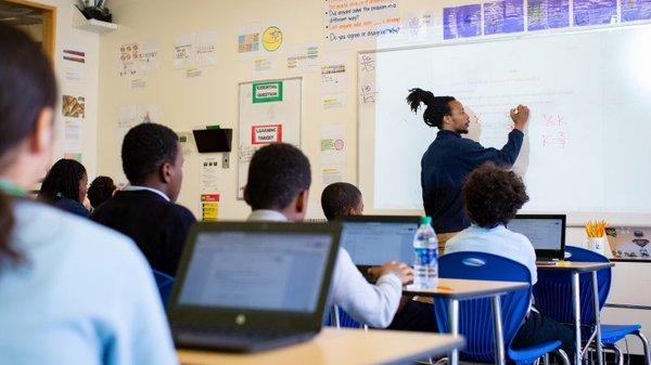 Great Oaks Charter Middle School Math Class Solving Equations