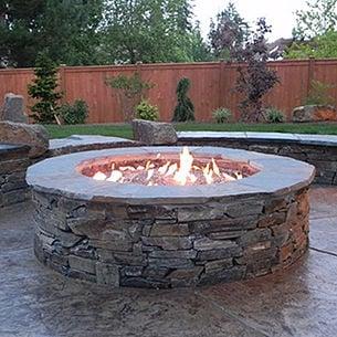 We are licensed and highly qualified to repair and install outdoor fireplaces and firepits.