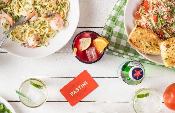 Purchase Pastini gift cards online!