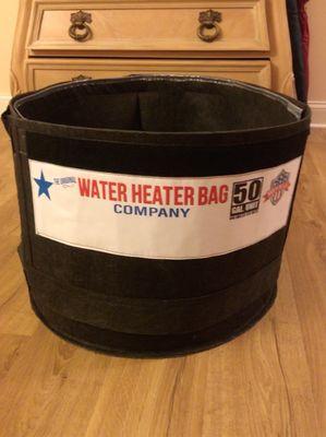 Our Water Heater Removal Bag, prevents Rusty Water from Leaking out and Protects Floors from damage as well.