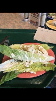 caesar salad. half