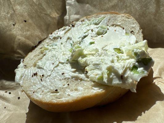 Scallion cream cheese