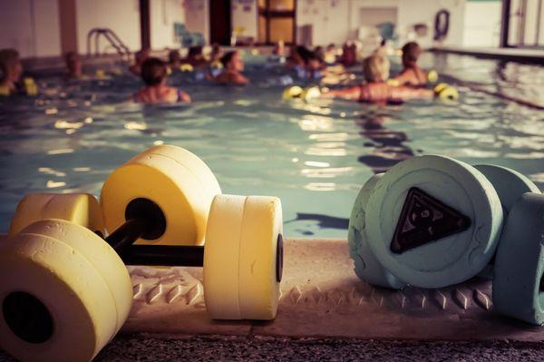 We feature a heated pool, whirlpools, a sauna, steam rooms and aqua aerobics INCLUDED in your membership!