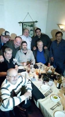 Some of the gentlemen that we had at Goodfellas cigar and steak night at Villa Sorrento restaurant in st. James