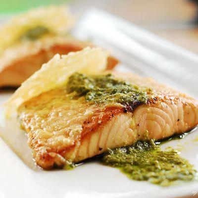 Parmesan Pesto Salmon