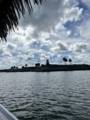 Castillo De San Marcos Fort from the boat!