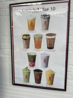 Gong Cha Top 10