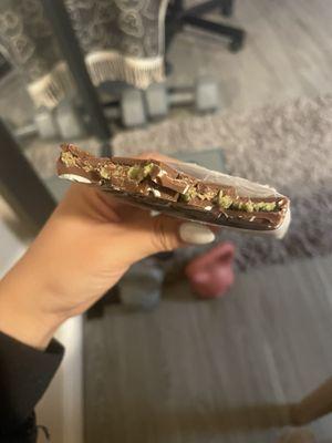 Dubai pistachio chocolate bar