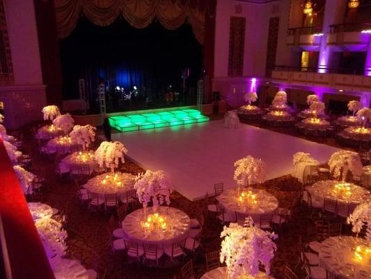 Dance floor, Staging