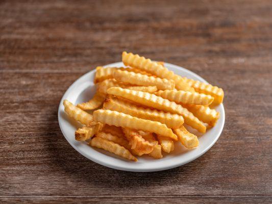 Crinkle cut fries.