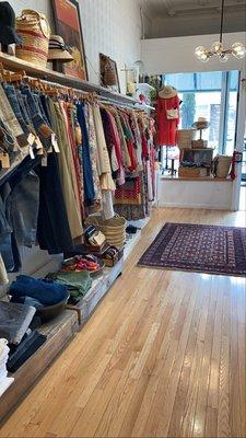 Another view from our small store in Inman! We aren't the biggest vintage store but folx always find something.