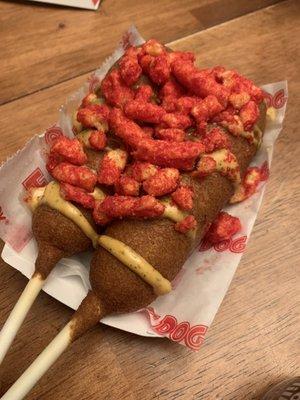 Corn Beef Hot Dog on a Stick