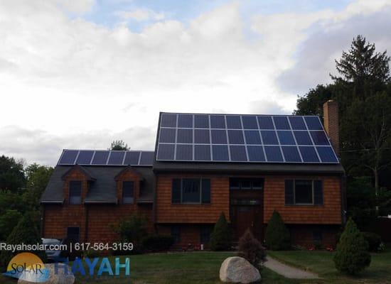 Solar Installation: Stephen & Kathleen Pierce - Natick, MA