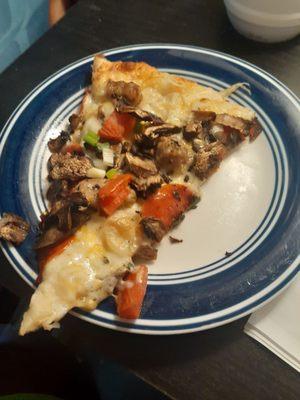 Mushroom, Tomatoes, pepperoni, sausage pizza