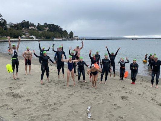 Water World Swim back swimming every week at Aquatic Park, San Francisco's.Ca