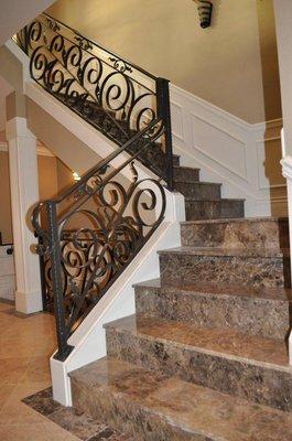 Iron Custom Railing Interior