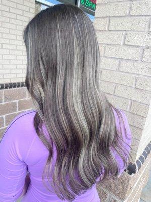 Brunette balayage