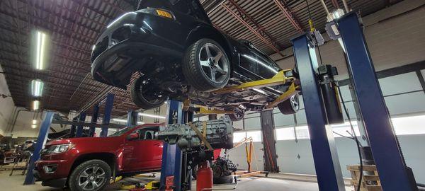 2003 Mustang SVT Cobra in for some major engine repair and more.