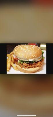 The chicken sandwich they advertise, the "chicken sandwich" they actually sell!! SMFH!!