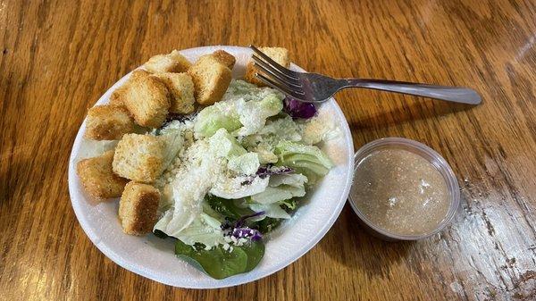 Caesar side salad