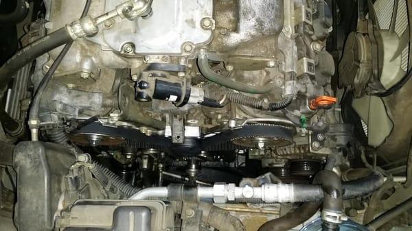 Timing belt replacement on a 2007 Honda Ridgeline